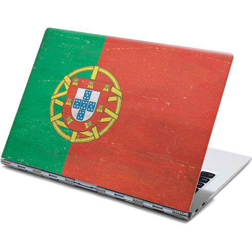 Portugal Flag Distressed Yoga 910 2-in-1 14in Touch-Screen Skin